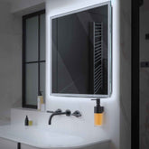 Espejo LED Cuadrado | Control por interruptor de pared | Luz blanca fría - Reyze Seria Edge Model 1